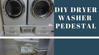 DIY Dryer Washer Pedestal [upl. by Lleynod]