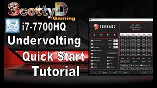 i7 7700HQ Undervolt Safe Quick Tutorial Plus Throttlestop Run on Start Guide Task Scheduler [upl. by Elrae]