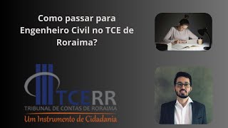 Concurso Engenheria Civil  Tribunal de Contas de Roraima [upl. by Aznerol]