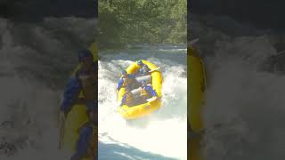 Rafting Class V Husum Falls on the White Salmon River [upl. by Ecirtram499]