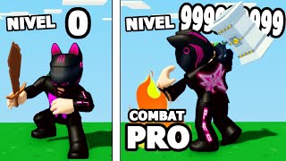 PRO COMBATE  COMO SUBIR NIVEL DE COMBATE A TOPE ISLANDS Robloton Roblox en español [upl. by Cohligan717]