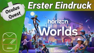 Oculus Quest 2 deutsch Facebook Horizon Worlds VR  Quest 2 Horizon Worlds  Meta Metaverse VR [upl. by Abih121]