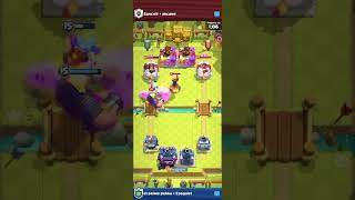 Partida con Ezequiel no es colab solo una partida XD clashroyale supercell [upl. by Suravart705]