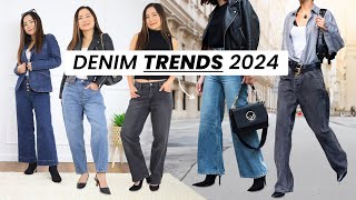 I tried the 7 BIGGEST denim trends for 2024 and heres what you should buy or SKIP [upl. by Aneekahs]