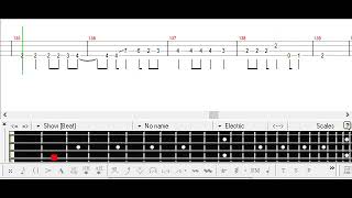 中庭の少女たち  SHISHAMO  ベース TAB Nakaniwa no Shoujotachi  Bass [upl. by Camden]