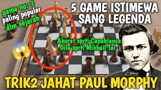 5 Pertandingan Fantastis Sang Legenda Catur Paul Morphy [upl. by Desireah]