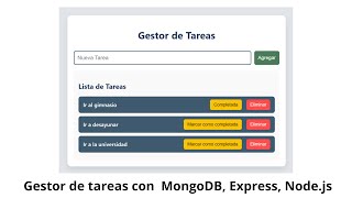 MERN  Gestor de Tareas en Tiempo Real con Nodejs MongoDB y Docker [upl. by Pol616]