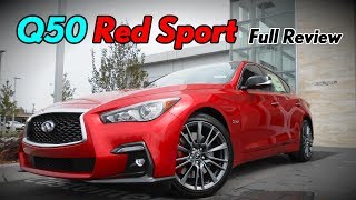 2018 Infiniti Q50 Red Sport 400 Full Review [upl. by Leese907]