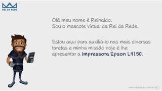 Apresentação da Impressora Multifuncional Epson L4150 Ecotank [upl. by Haelam]