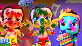 Holi Aa gayi होली आ गई Hindi Rhyme and Kids Song [upl. by Htennek]