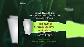 Principles Of Judgement 2  Apostle Grace Lubega Phaneroo Devotional  Lyrical Cover [upl. by Enileda]