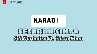 Seluruh Cinta  Karaoke  Siti Nurhaliza Ft Cakra Khan By Andre Panggabean [upl. by Tenom]