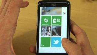 HTC 7 Trophy Test Betriebssystem [upl. by Anertac]