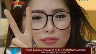 24 Oras Kylie Padilla pinakilig ni Aljur Abrenica noong Valentines sa Tagaytay [upl. by Linden]