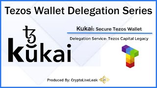 Tezos Wallet Delegation Series  Kukai Secure Tezos Wallet [upl. by Anora]