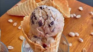 5 ingredient Peanut Butter Ice Cream Recipe [upl. by Amliv]