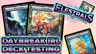 LIVE ELESTRALS PLAYTESTING DAYBREAK DECKS  THE DECKHEADS PLAY AGAIN  ft TrainerTales [upl. by Ayanej811]