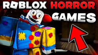 6 BEST Roblox HORROR GAMES to Play 2024 [upl. by Ynaoj]