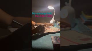 500 am morning shift schedule of mine for NEET 2025 studyvlog explorepage neet2025 morningstudy [upl. by Yelrac]