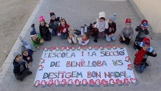 Felicitació de Nadal 2018  Escola i Secció Benilloba [upl. by Fanni877]