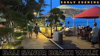 Bali Sanur Beach Walk 2024 [upl. by Eemaj]