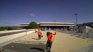 Waterproofing membrane roof parking deck  Westfield [upl. by Melda]