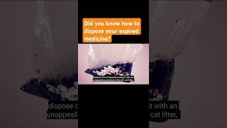 Did you know how to dispose of your expired medicine [upl. by Joannes]