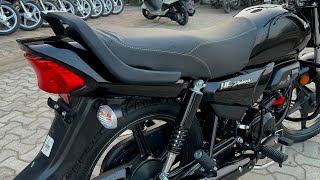 2024 Model Hero Hf Deluxe Black Color Review  Price  Mileage  Features  Hf Deluxe bike [upl. by Madlen]