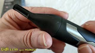 Lidl nose amp ear hair trimmer HG06657 £399 [upl. by Santana]