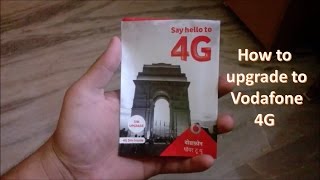 How to upgrade to Vodafone 4G [upl. by Tuddor]