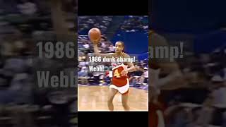 1986 dunk champ at 5’6 Spud Webb [upl. by Nollek]