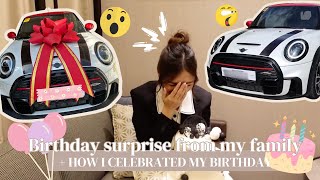 MY DREAM CAR  BIRTHDAY SURPRISE FROM MY FAMILY  Francine Diaz [upl. by Flam]