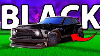 COMO DEIXAR O CARRO PRETO  ROCKET LEAGUE [upl. by Lokin]