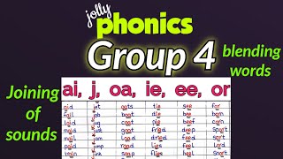 phonics group 4 Blending words Joining of sounds  Digraphs [upl. by Annie]