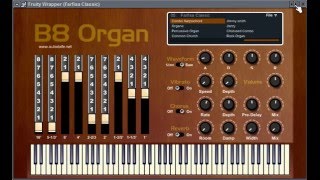 B8 Organ  Free Organ Vst Instrument [upl. by Clarey]