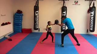 Amira Tahri pads training at crosskade RDAM [upl. by Bernette]