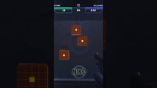 3D Aim Trainer Tile Frenzy Pt1 videogames [upl. by Madid]