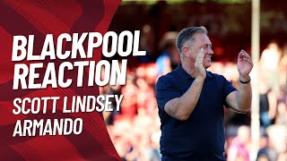 BLACKPOOL REACTION  Scott Lindsey amp Armando Junior Quitirna [upl. by Dnarud318]