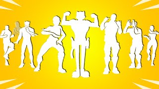 Top 100 Legendary Fortnite Dances amp Emotes Squash amp Stretch Get Griddy Onda Shhh Hang Loose [upl. by Aivato632]