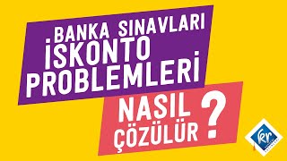 Banka Sınavları İskonto Problemleri Nasıl Çözülür [upl. by Asenad]