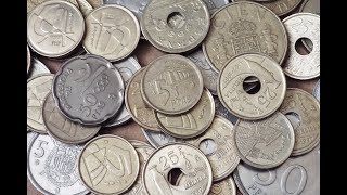 Spanish Peseta Coin Collection 2018 [upl. by Nylqcaj995]