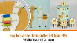 Mummy and Baby Fondant Icing Llama Cutter Set [upl. by Enahsal517]