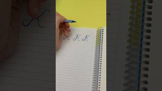 Shorts 👉 Güzel K Harfi Çizimi Denedim🥰  How to Write K Letter with Pen  calligraphy güzelyazı✍️ [upl. by Eilsek858]