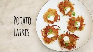 Best Potato Latkes Recipe  One Hungry Mama [upl. by Lev488]