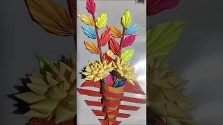 Beautiful paper craft idia  beautiful home decoration ideas  craft homedecoration paperflower [upl. by Butcher]