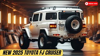 Finally 2025 Toyota FJ Cruiser Releashed  Designed Tougher To Face All Terrains [upl. by Jeroma]