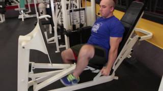 Seated leg press100kg [upl. by Nostets]