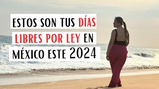 ¿Cuáles son los dias feriados 2024 y puentes 2024🤩 Este día empiezan Semana Santa 2024 🌊 [upl. by Akerdnahs]