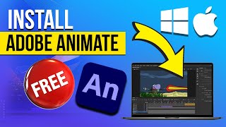 How To Download Adobe Animate For Free On PC amp MAC [upl. by Rajewski]