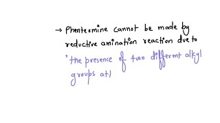 a Explain why phentermine PhCH2 CCH32 … [upl. by Akehsyt]